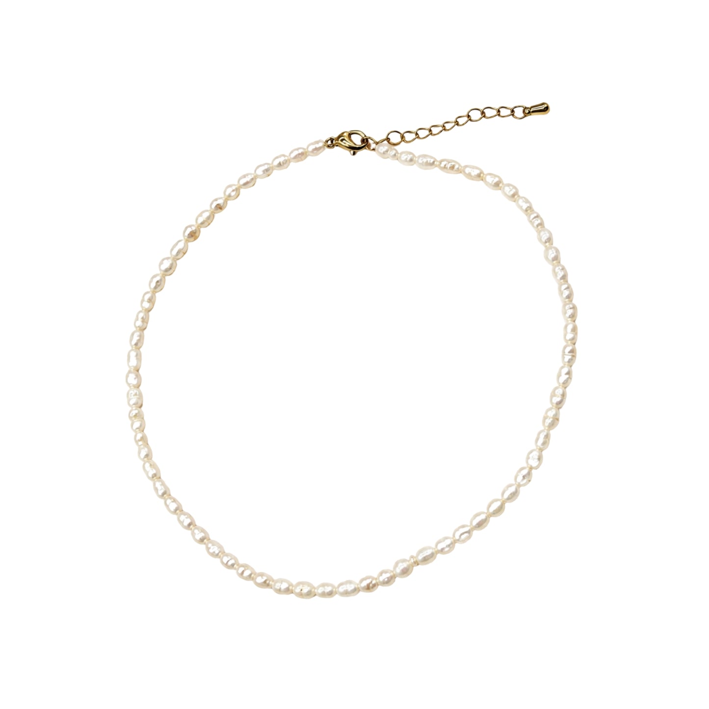 COLLAR PERLAS ARROZ